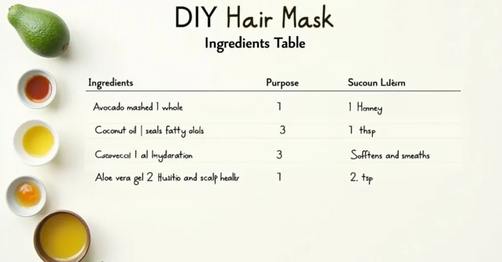 DIY Hair Mask Recipe for Wavy Hair