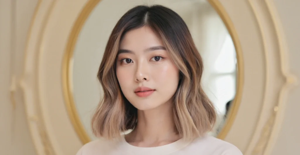 dark blonde highlights