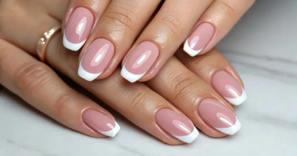 white french tips