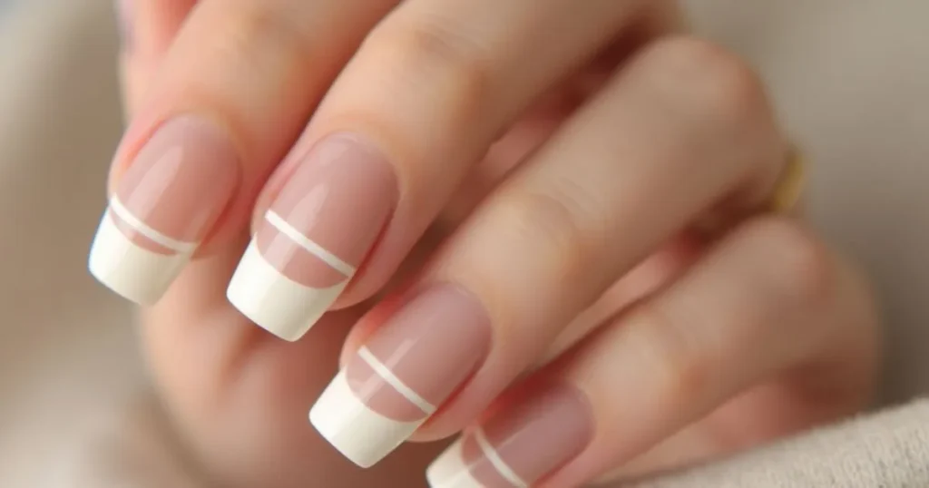 white french tips